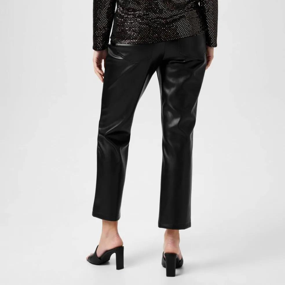 PU Straight Leg Trouser