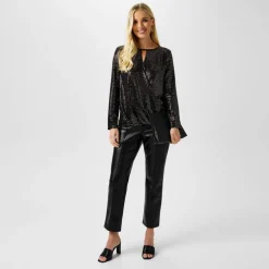 PU Straight Leg Trouser
