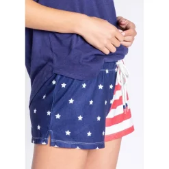 Rad White & Blue Short