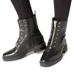 Raffi Studded Buckle Biker Boots