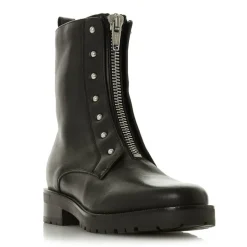 Raffi Studded Buckle Biker Boots