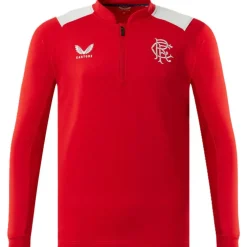 Rangers FC 1/4 Zip Top Juniors
