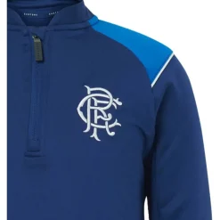 Rangers FC 1/4 Zip Top Juniors