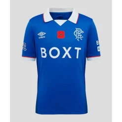 Rangers Home Poppy Shirt 2025 2026 Juniors