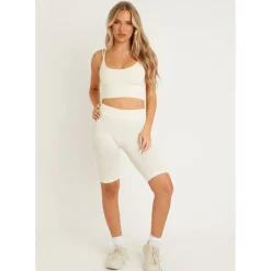 Ribbed Seamless Cycling Shorts
