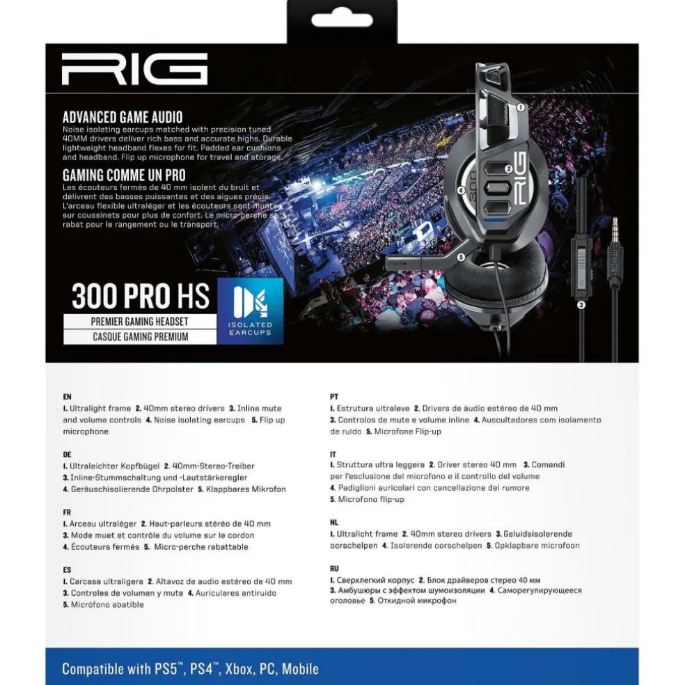 RIG 300 PRO PlayStation Headset - Black