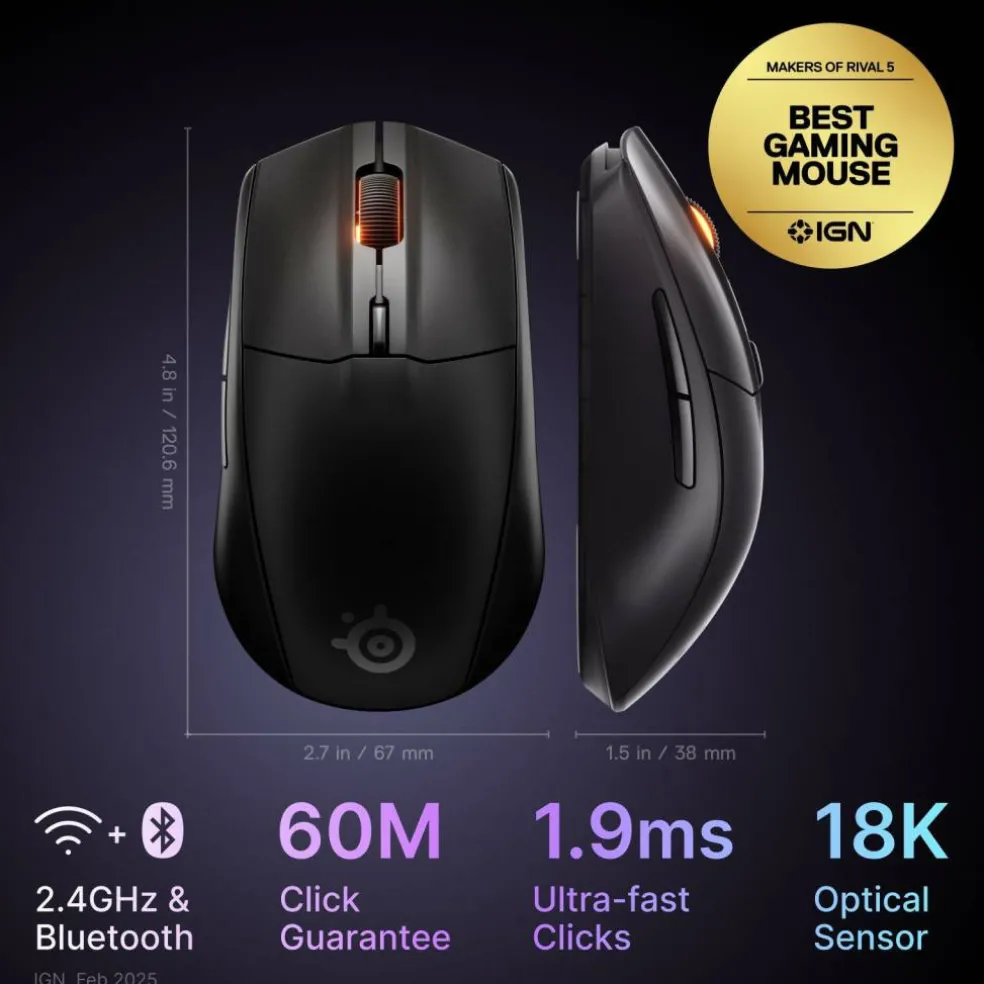 Rival 3 Gen 2 Wireless Mouse