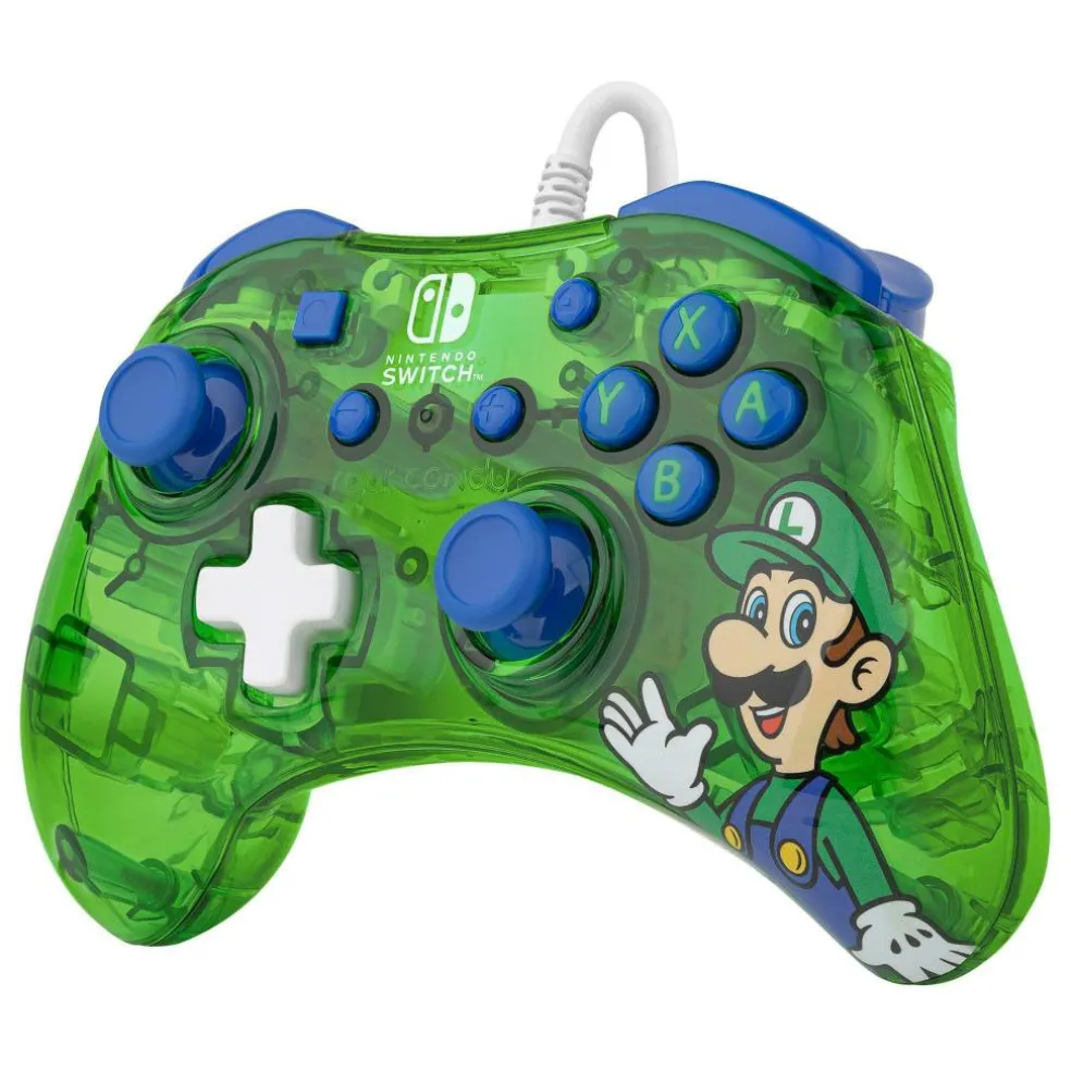 Rock Candy Switch Wired Controller: Luigi Lime