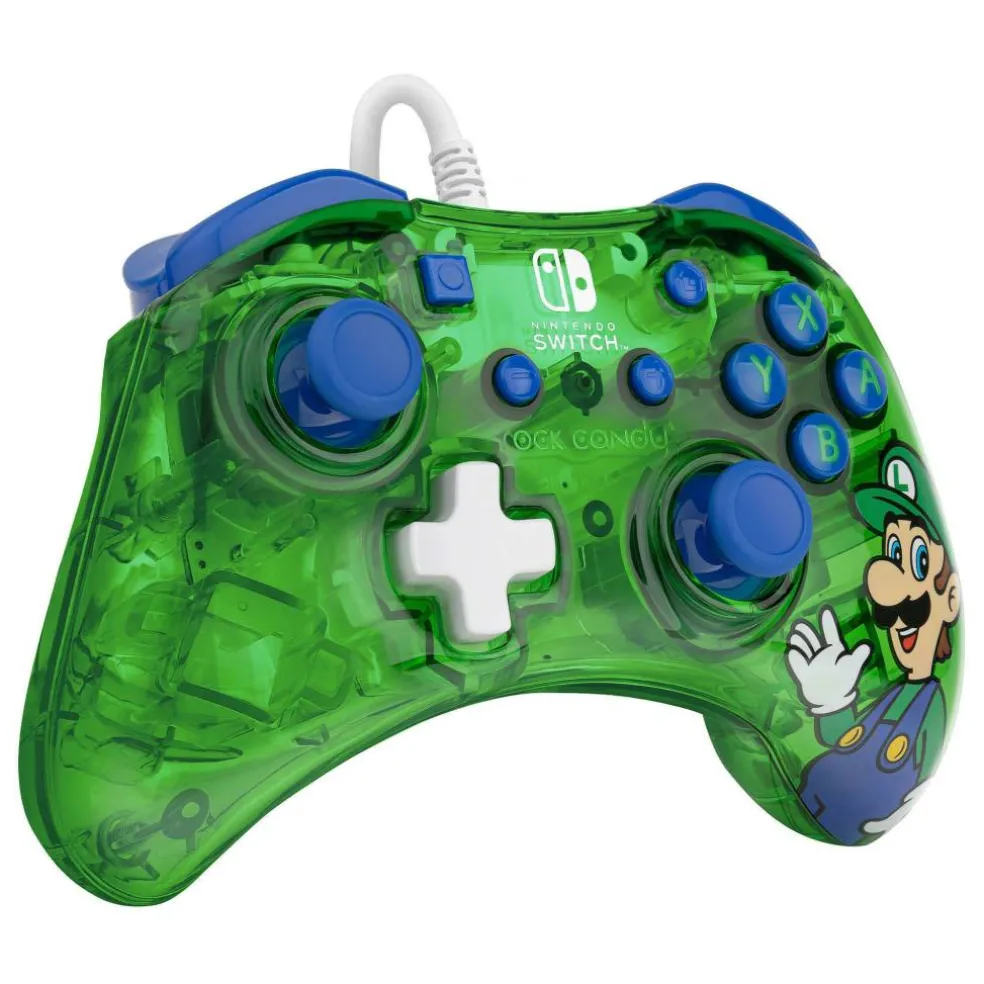 Rock Candy Switch Wired Controller: Luigi Lime