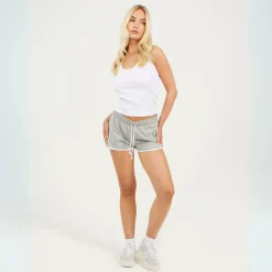 Running Shorts with Contrast Binding
