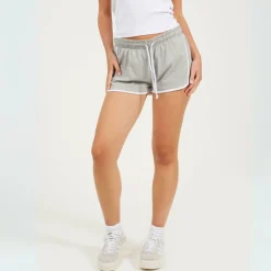 Running Shorts with Contrast Binding