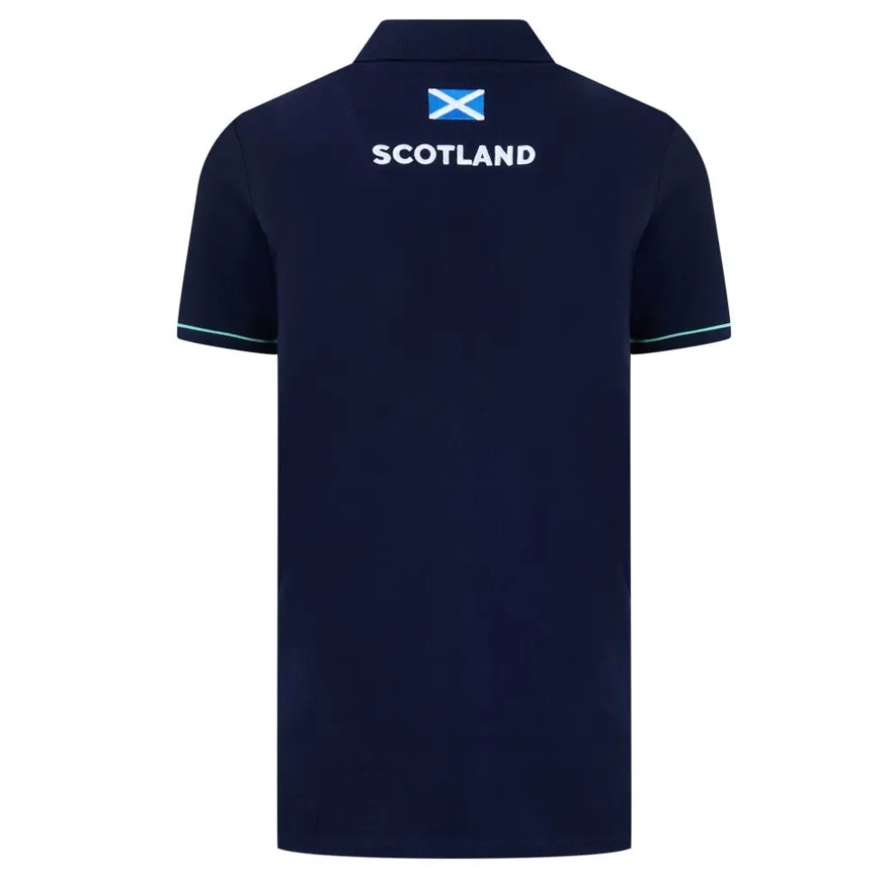 Scotland Rugby Union Polo Shirt 2024 Womens