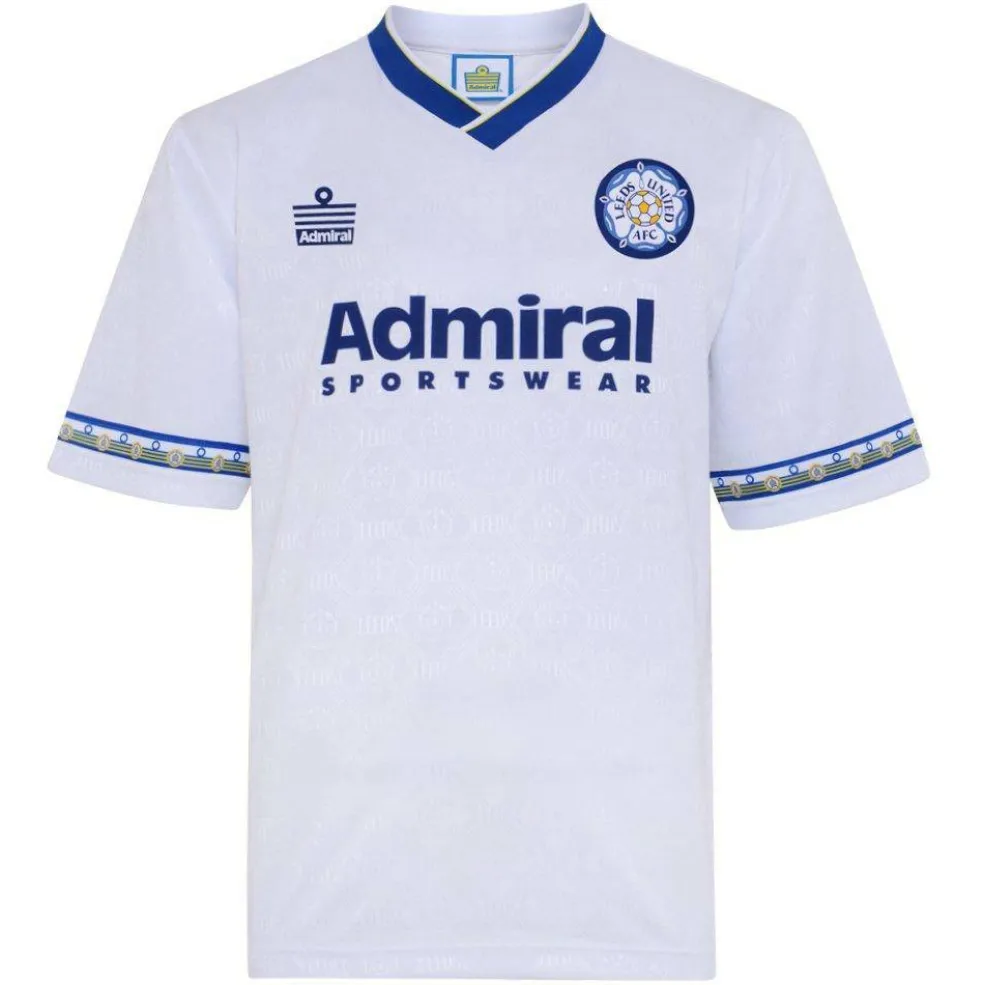 SD Leeds United Retro Home Shirt 1993 Mens