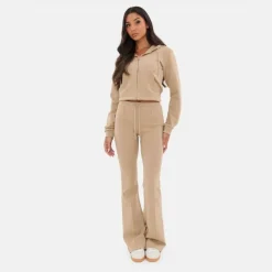 Seam Detail Flared Jogger