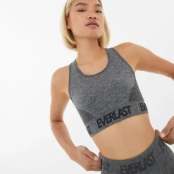 Seamless Logo Sports Bra Womens