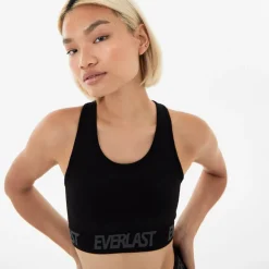 Seamless Logo Sports Bra Womens