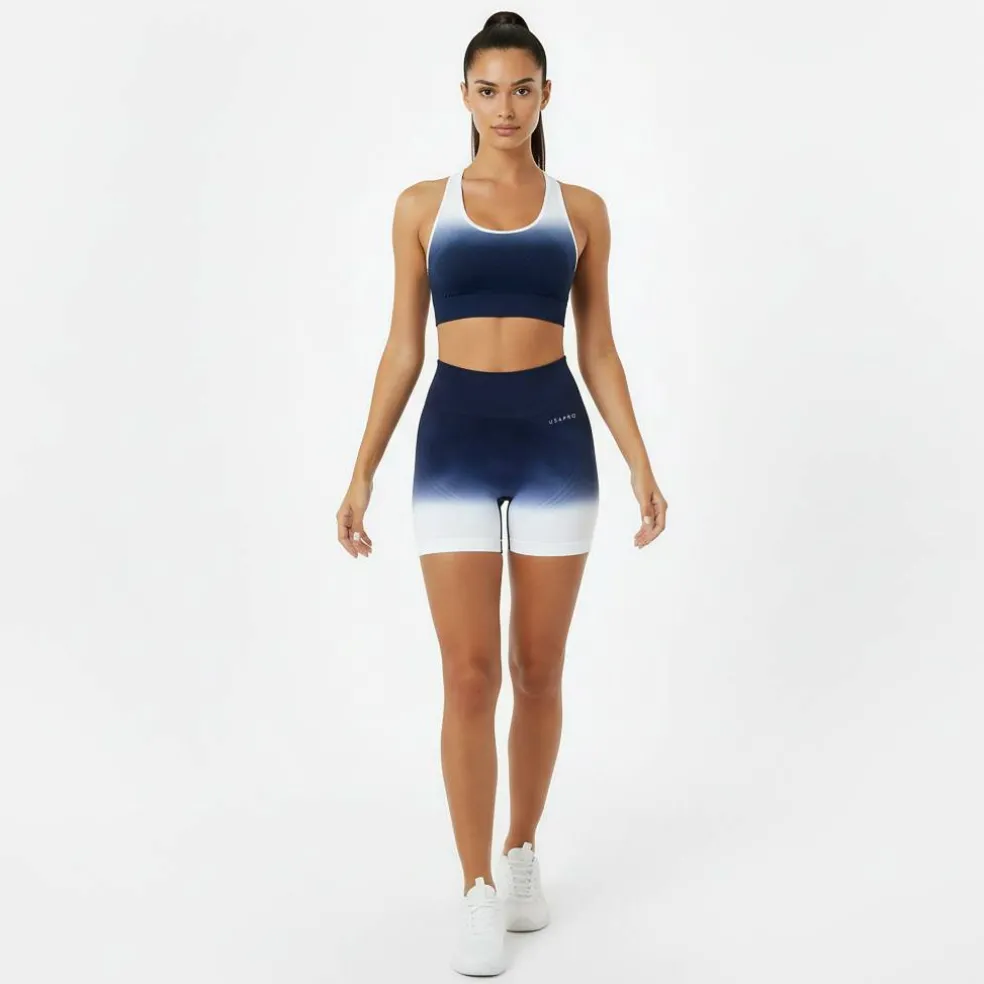 Seamless Ombre 5 Inch Shorts