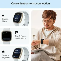 Sense 2 Health and Fitness Smartwatch with built-in GPS advanced health features up to 6 days batt