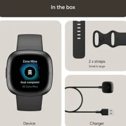 Sense 2 Health and Fitness Smartwatch with built-in GPS advanced health features up to 6 days batt