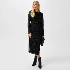 Sequin Mesh Dress