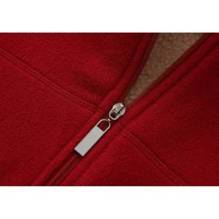 Sherpa Lined Fleece Jacket Womens