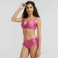 Shimmer Plunge Bikni Top