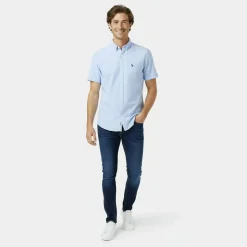 Short Sleeve Oxford Shirt Mens