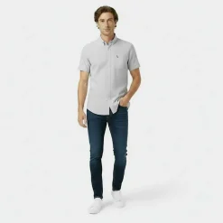 Short Sleeve Oxford Shirt Mens