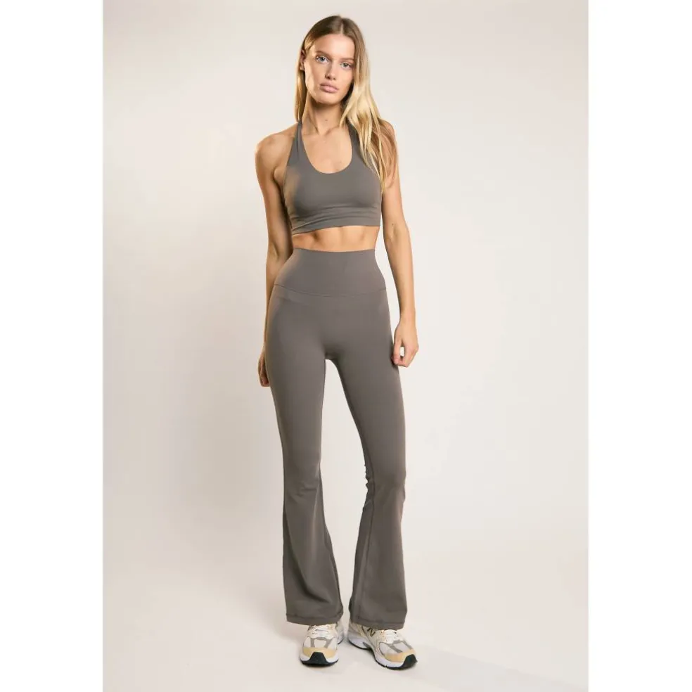 Signature Khaki Flare Leggings