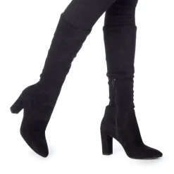 Siren High Block Heel Pointed Toe Boots