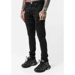 Skinny Biker Jean Black