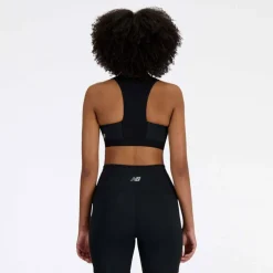 Sleek Medium Support Pocket Zip Front Sports Bra