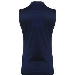 Sleeveless Knit Polo Shirt Ladies