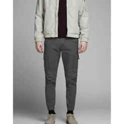 Slim Stretch Cuffed Cargo Pants