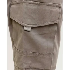 Slim Stretch Cuffed Cargo Pants