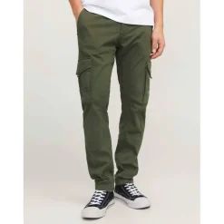 Slim Stretch Cuffed Cargo Pants
