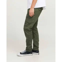 Slim Stretch Cuffed Cargo Pants
