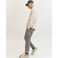 Slim Stretch Cuffed Cargo Pants