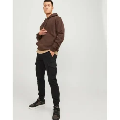 Slim Stretch Cuffed Cargo Pants