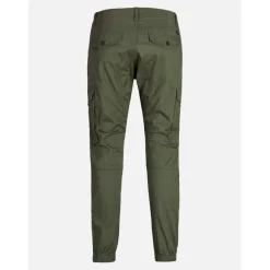 Slim Stretch Cuffed Cargo Pants
