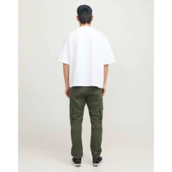 Slim Stretch Cuffed Cargo Pants