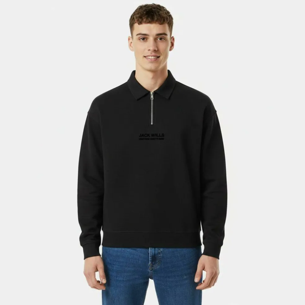 Slouch Quarter Zip Top