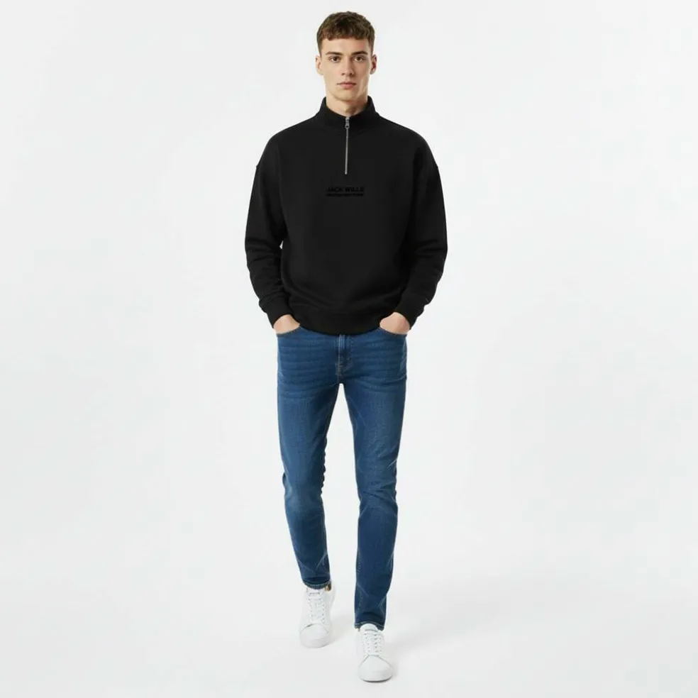 Slouch Quarter Zip Top