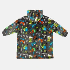 Snuggle Hoodie Game Pattern Junior Boys