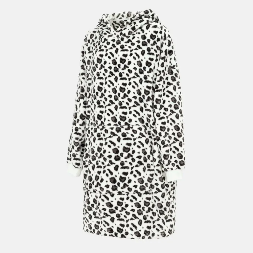 Snuggle Hoodie Ladies Leopard Pattern