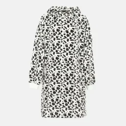 Snuggle Hoodie Ladies Leopard Pattern