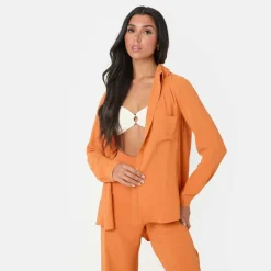 Soft Crepe Long Sleeve Shirt