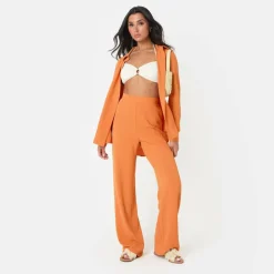 Soft Crepe Wide Leg Trousers