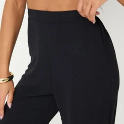 Soft Crepe Wide Leg Trousers