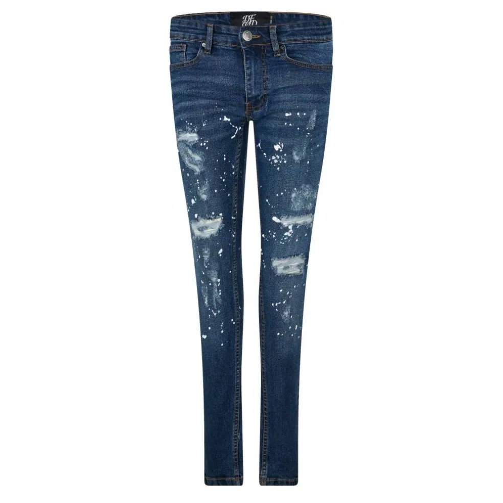 Splat Ripped Denim Jeans Mens